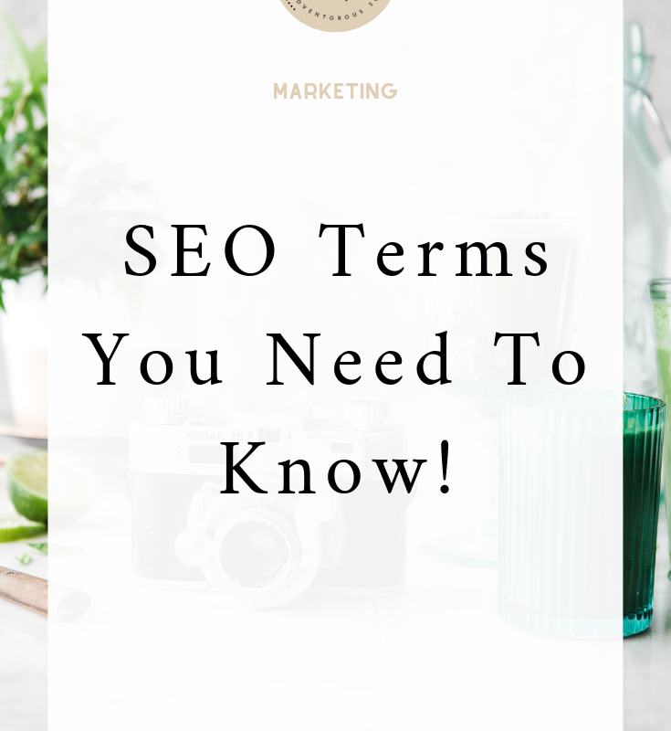 SEO Terms I Marketing Strategy I Blogging I via moderndarlingmedia.com